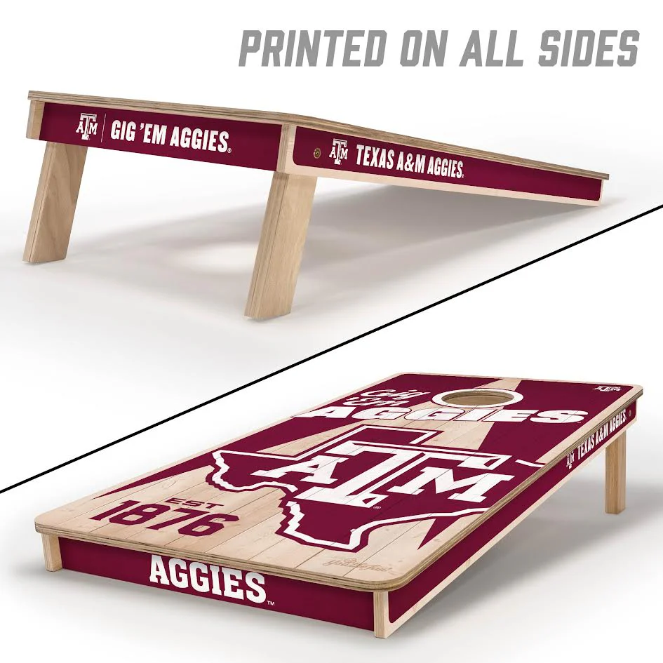 Texas A&M 2' x 4' All-Wood Cornhole