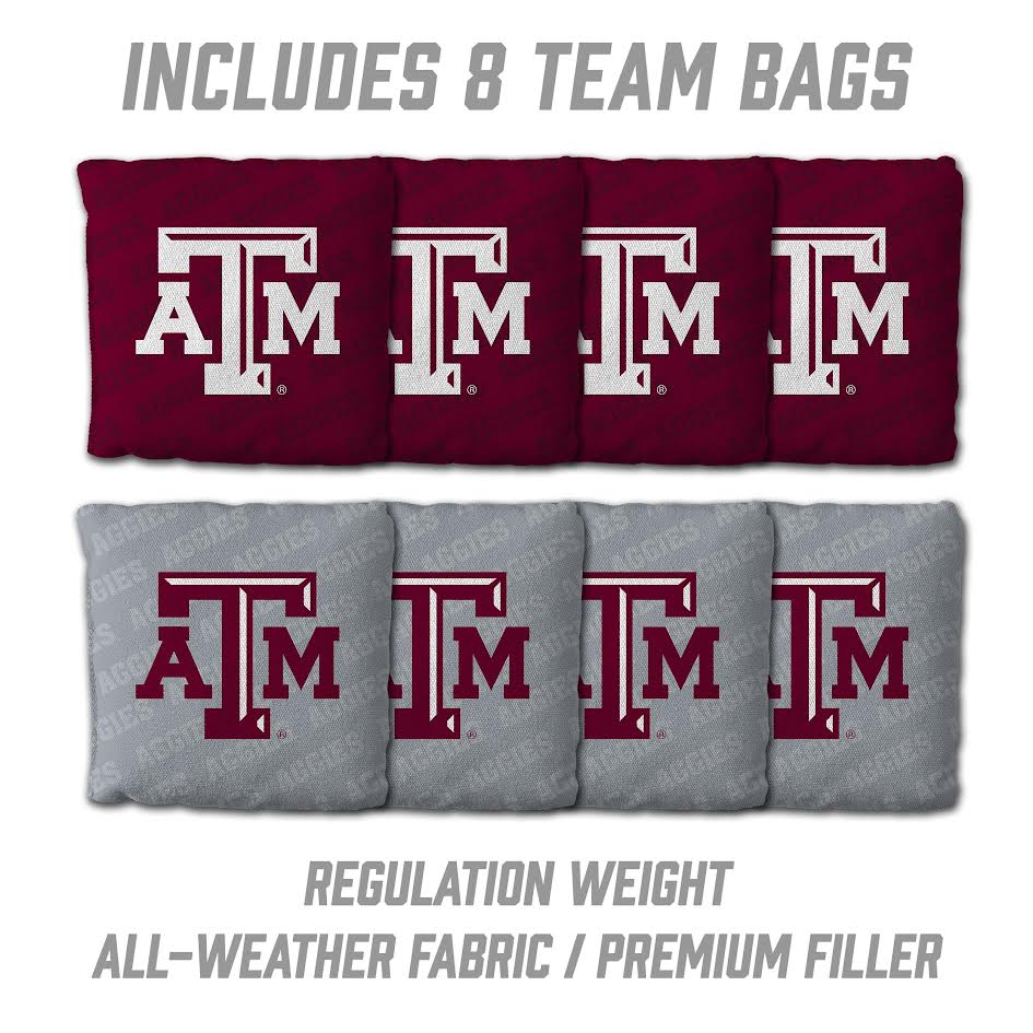 Texas A&M 2' x 4' All-Wood Cornhole - Image 3