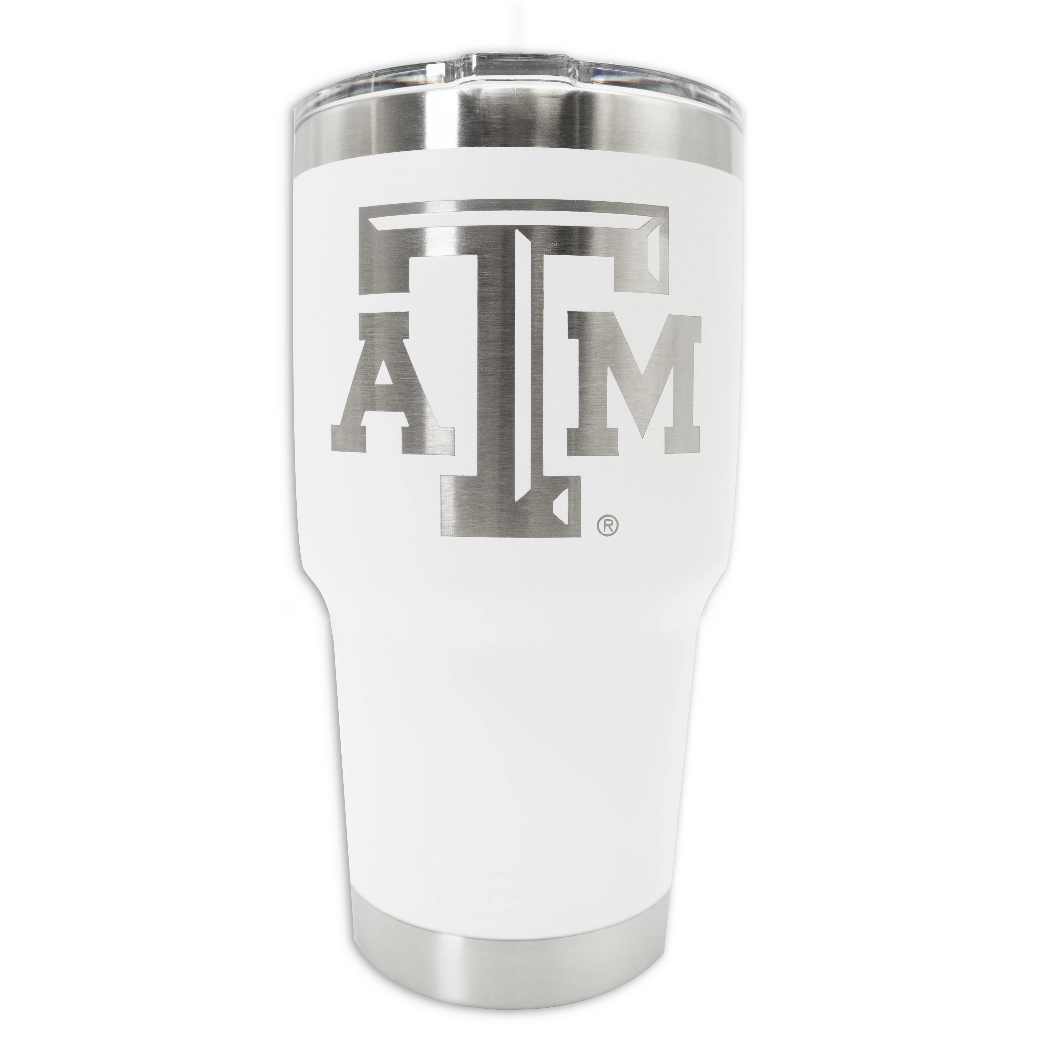 Texas A&M Yeti 30oz White Tumbler
