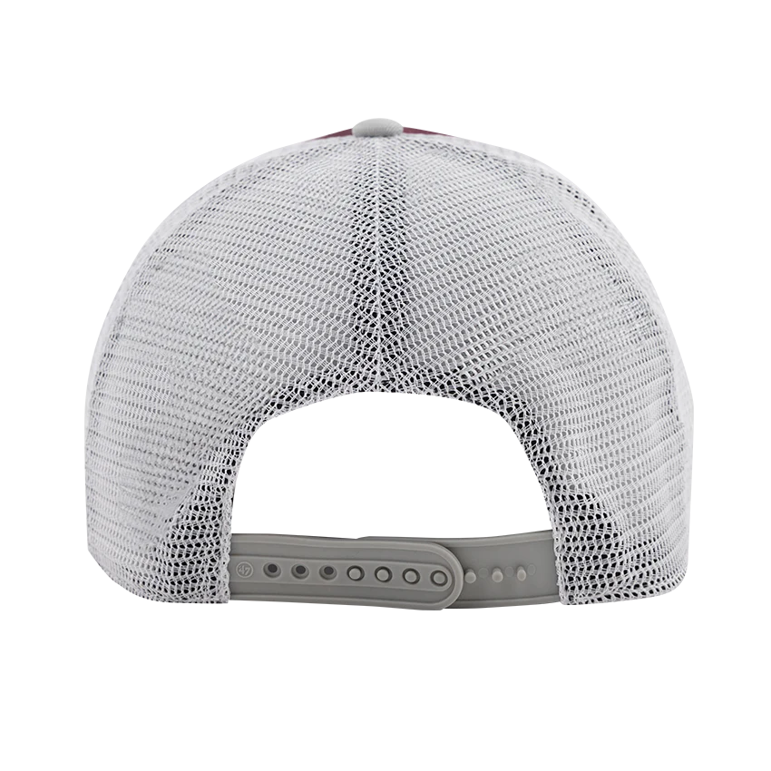 Texas A&M '47 Brand 5 Panel Super Stripe Mesh Cap - Gray - Image 5