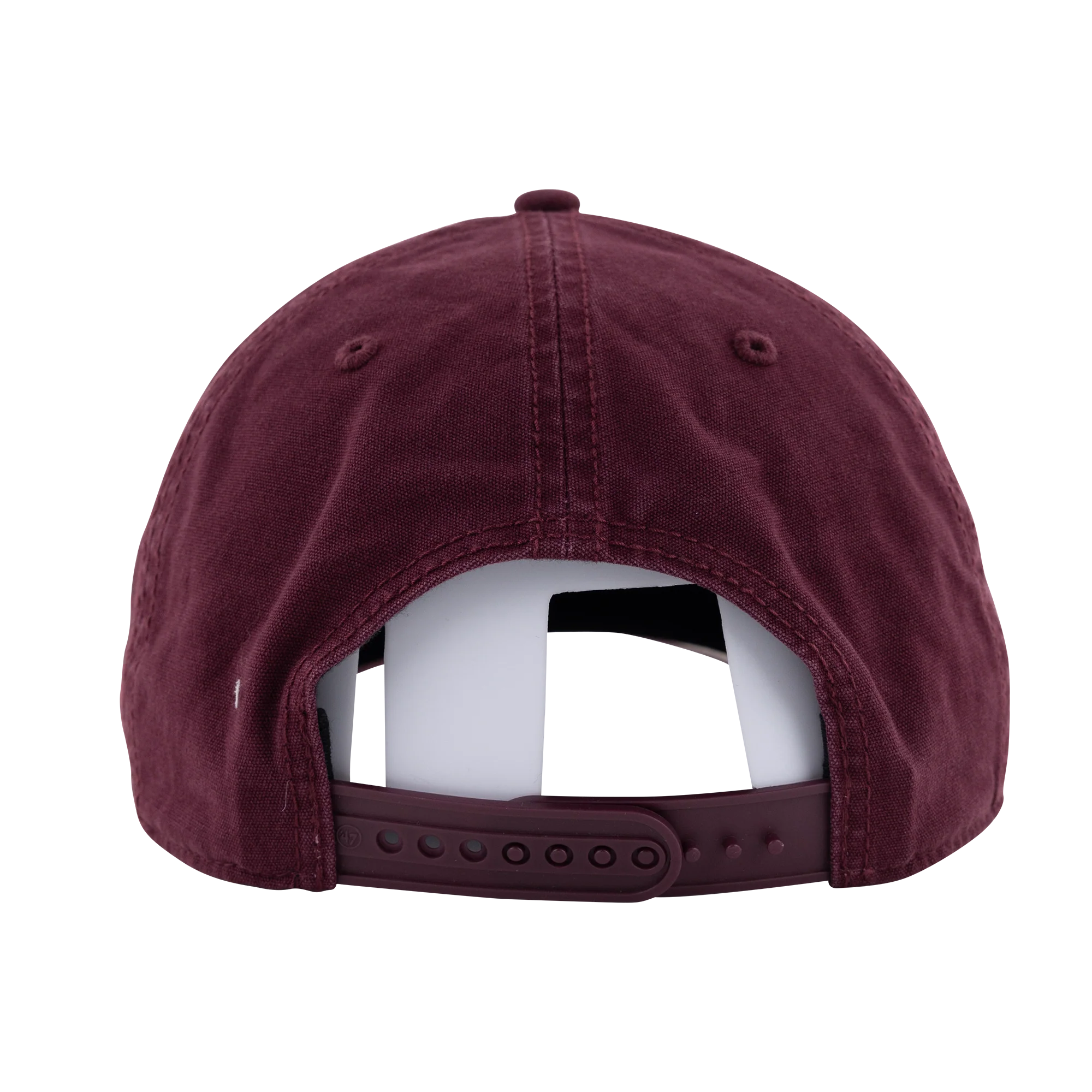 Texas A&M '47 Brand 5 Panel Unstructured Pitstop Patch Rope Cap - Maroon - Image 4