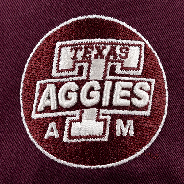 Texas A&M '47 Brand Aggies Circle Vault Structured Maroon Hat - Image 3