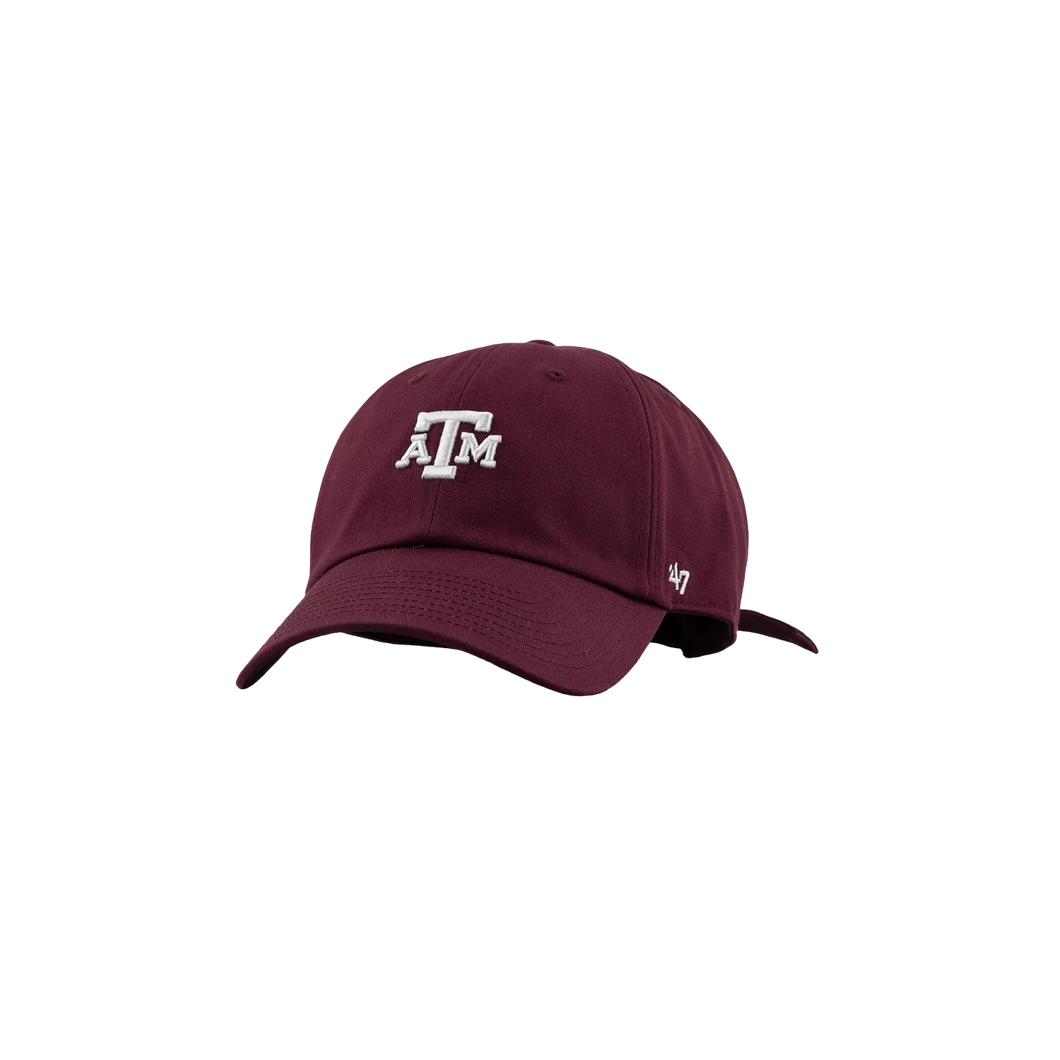 Texas A&M 47 Brand Bow Back Clean Up Cap - Maroon - Image 3