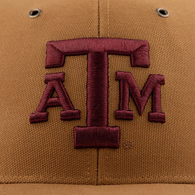 Texas A&M '47 Brand Brown Carhartt Trucker Hat - Image 2