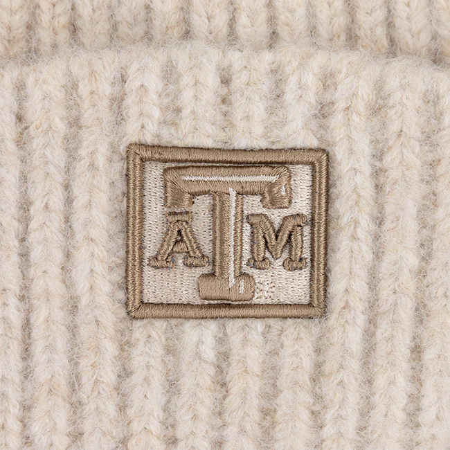 Texas A&M ’47 Brand Cream Cuff Knit Beanie - Image 3
