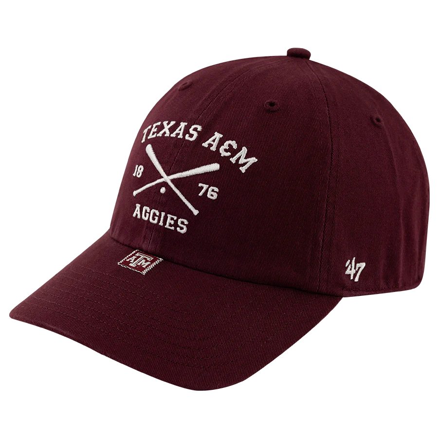 Texas A&M '47 Brand Crossing Bats Clean Up Cap
