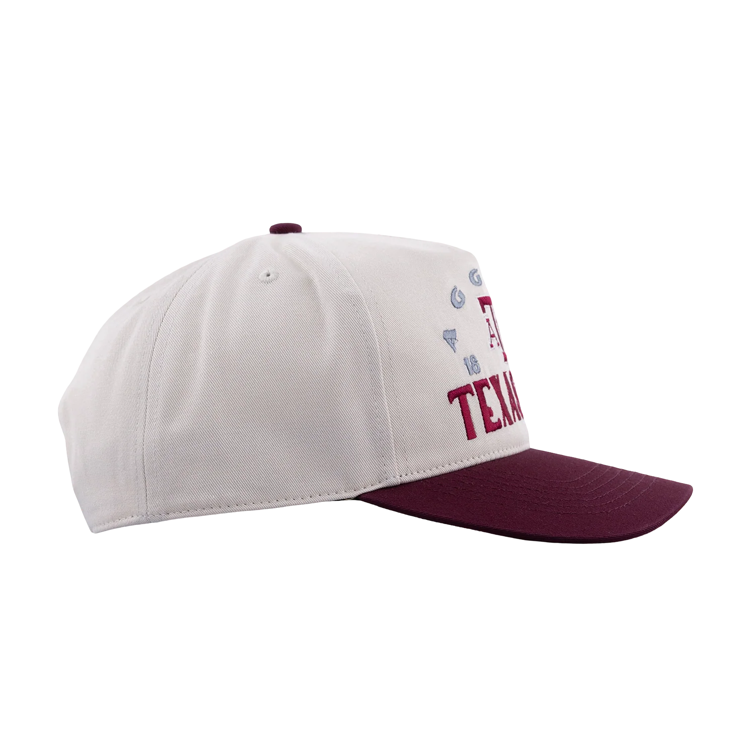 Texas A&M '47 Brand Hitch 6 Panel Snapback Cap - Beige - Image 27
