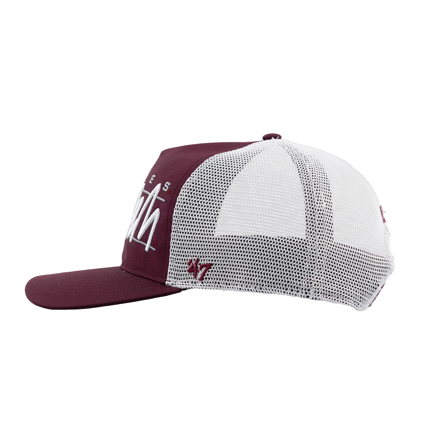 Texas A&M '47 Brand Hitch Mesh Hat - Maroon - Image 11