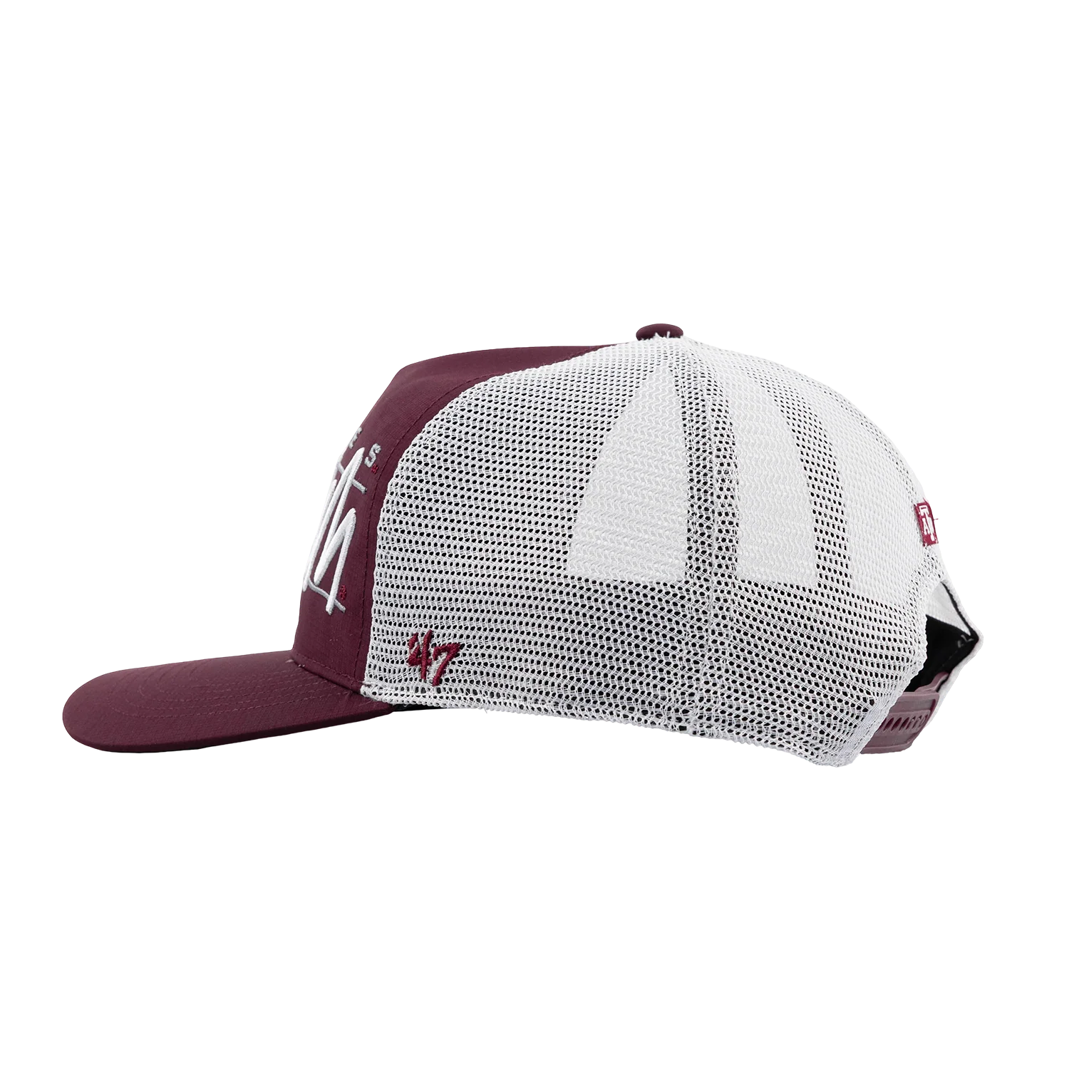 Texas A&M '47 Brand Hitch Mesh Hat - Maroon - Image 12