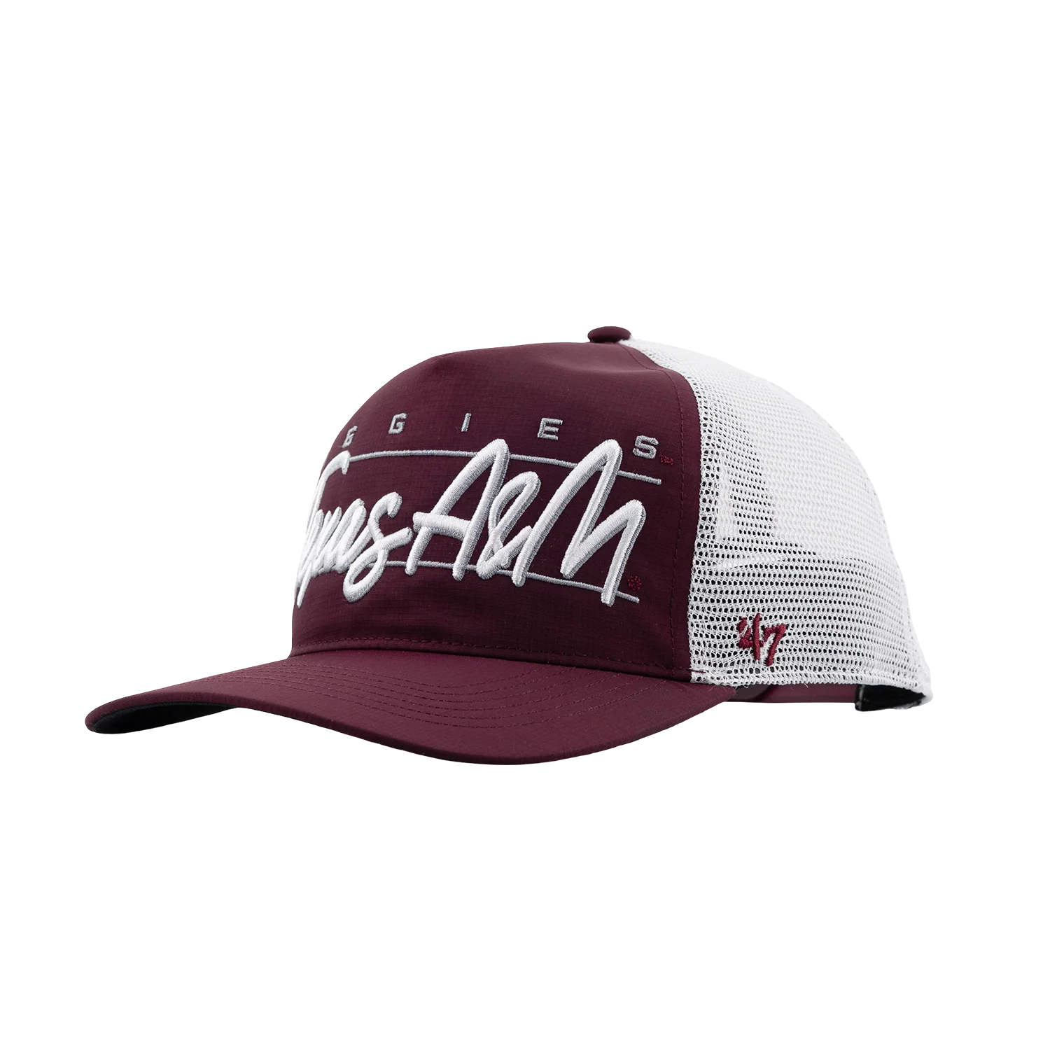 Texas A&M '47 Brand Hitch Mesh Hat - Maroon - Image 5
