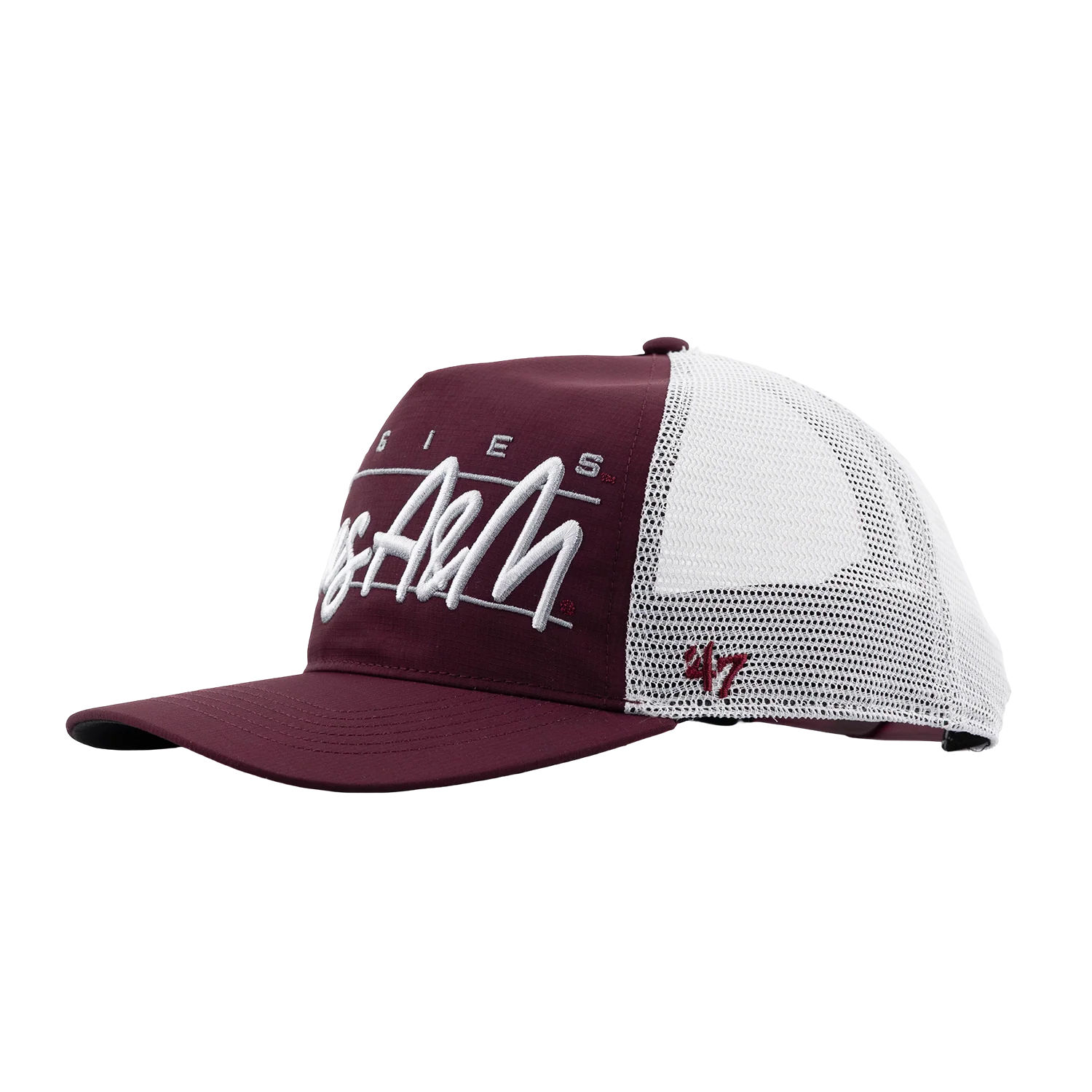 Texas A&M '47 Brand Hitch Mesh Hat - Maroon - Image 7