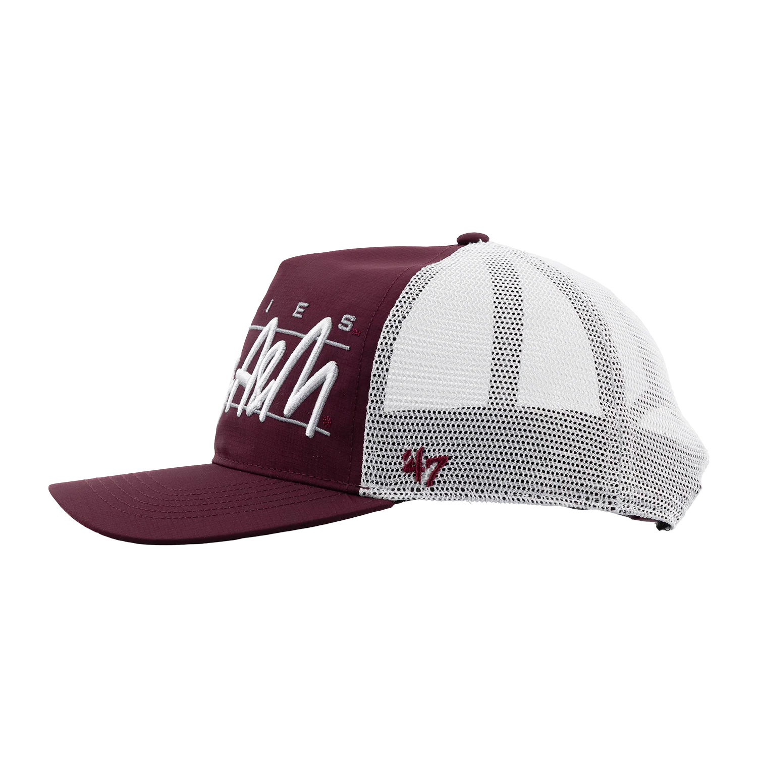 Texas A&M '47 Brand Hitch Mesh Hat - Maroon - Image 9