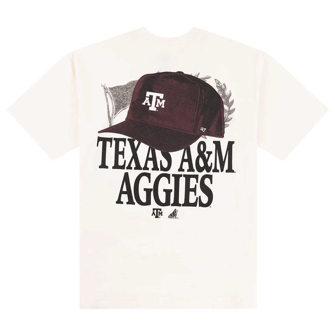 Texas A&M '47 Brand In The Paper '47 Foundation Tee - White