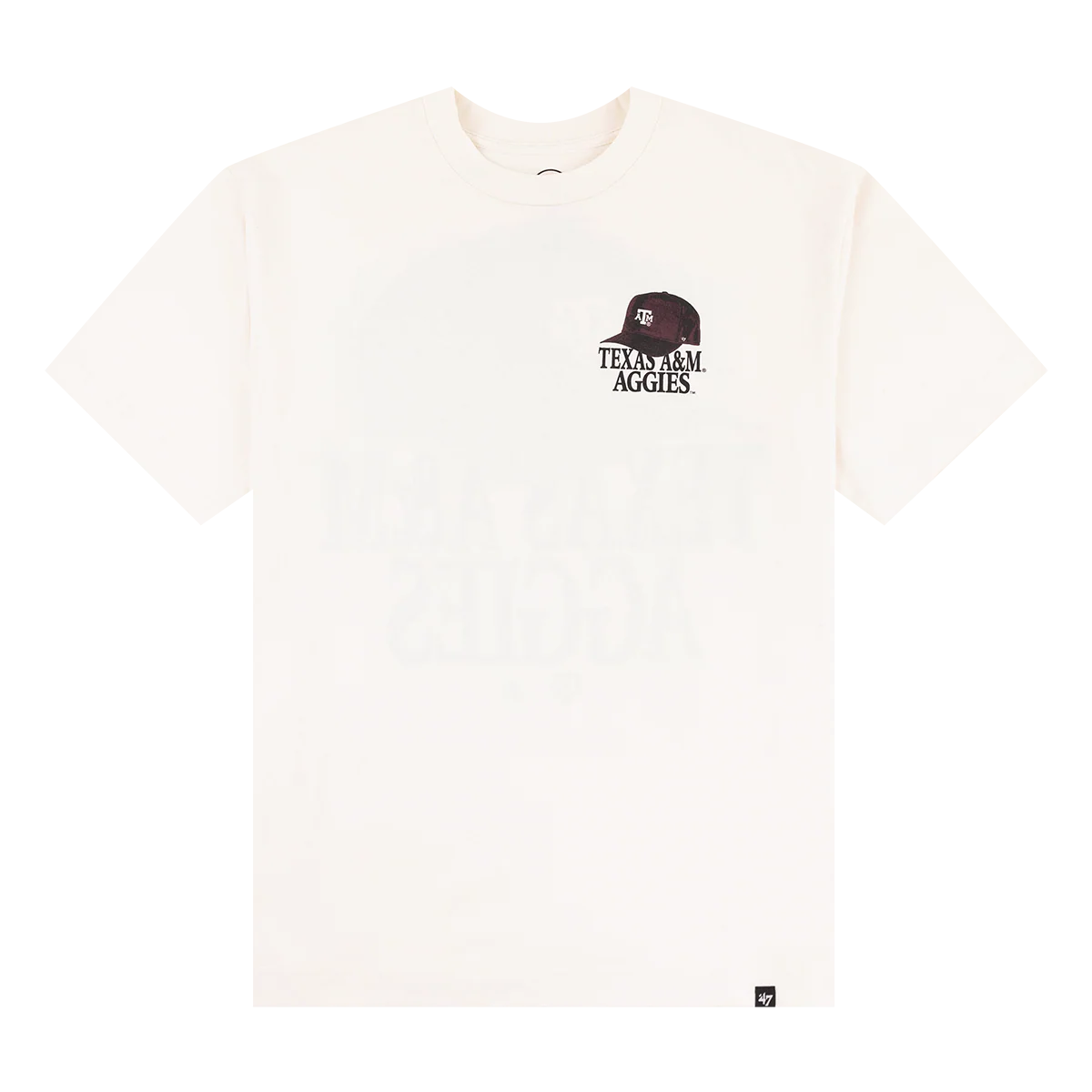 Texas A&M '47 Brand In The Paper '47 Foundation Tee - White - Image 2