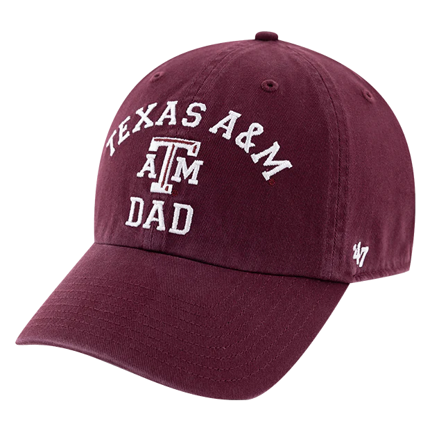 Texas A&M '47 Clean Up Dad Maroon Hat