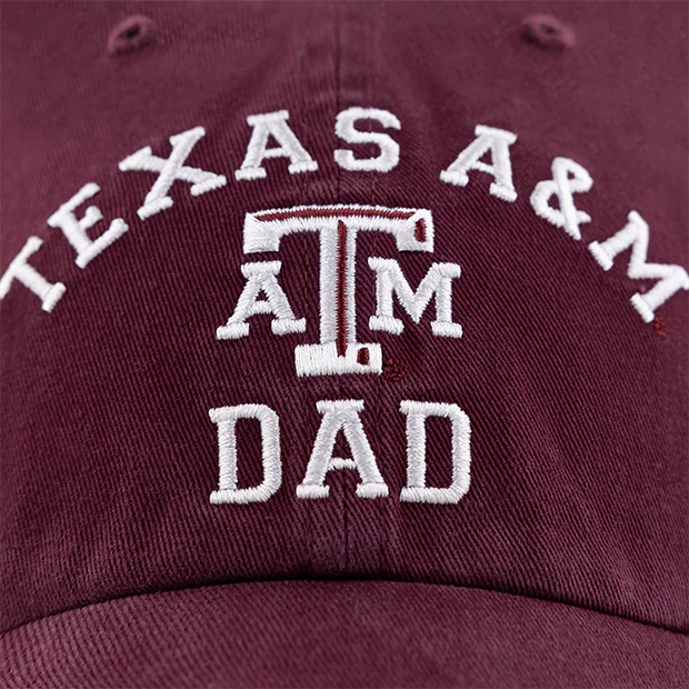 Texas A&M '47 Clean Up Dad Maroon Hat - Image 2