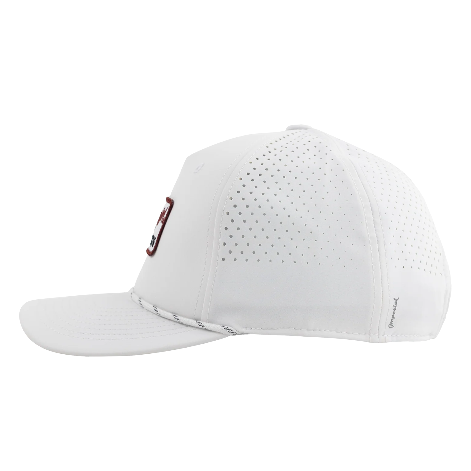 Texas A&M 5 Panel Structured Rope Dyno Patch Cap - White - Image 3