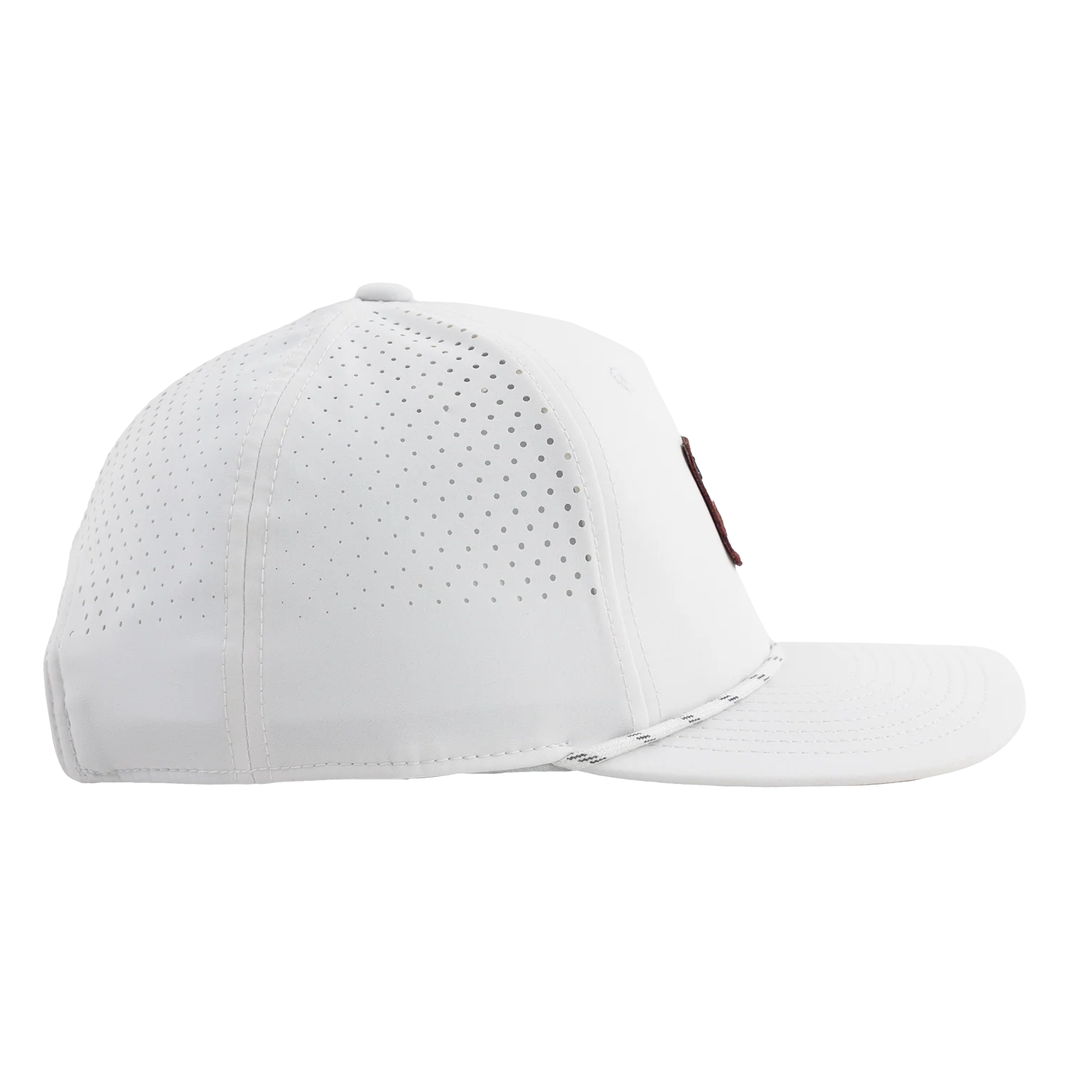 Texas A&M 5 Panel Structured Rope Dyno Patch Cap - White - Image 5