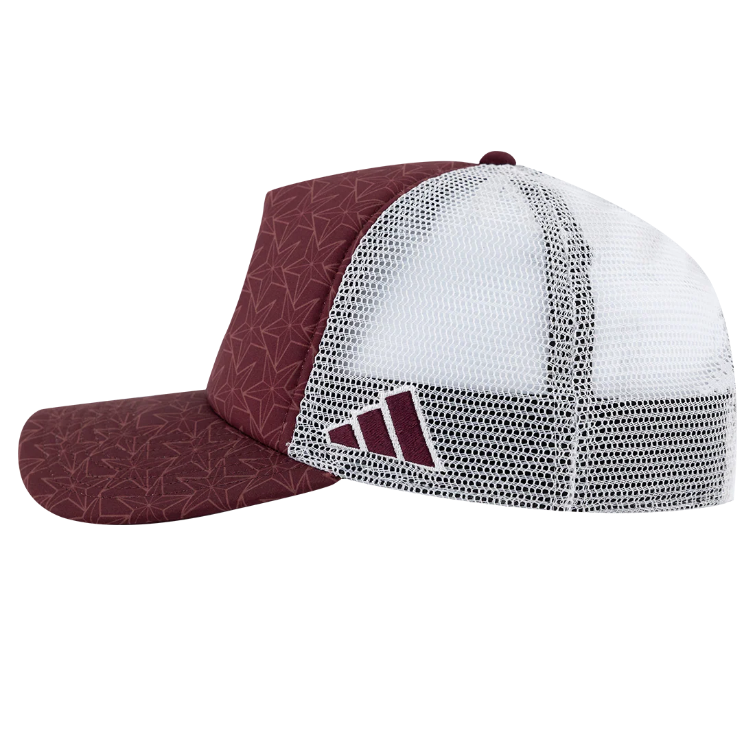 Texas A&M Adidas 5 Panel Foam Trucker Lonestar Mesh Cap - Maroon - Image 3