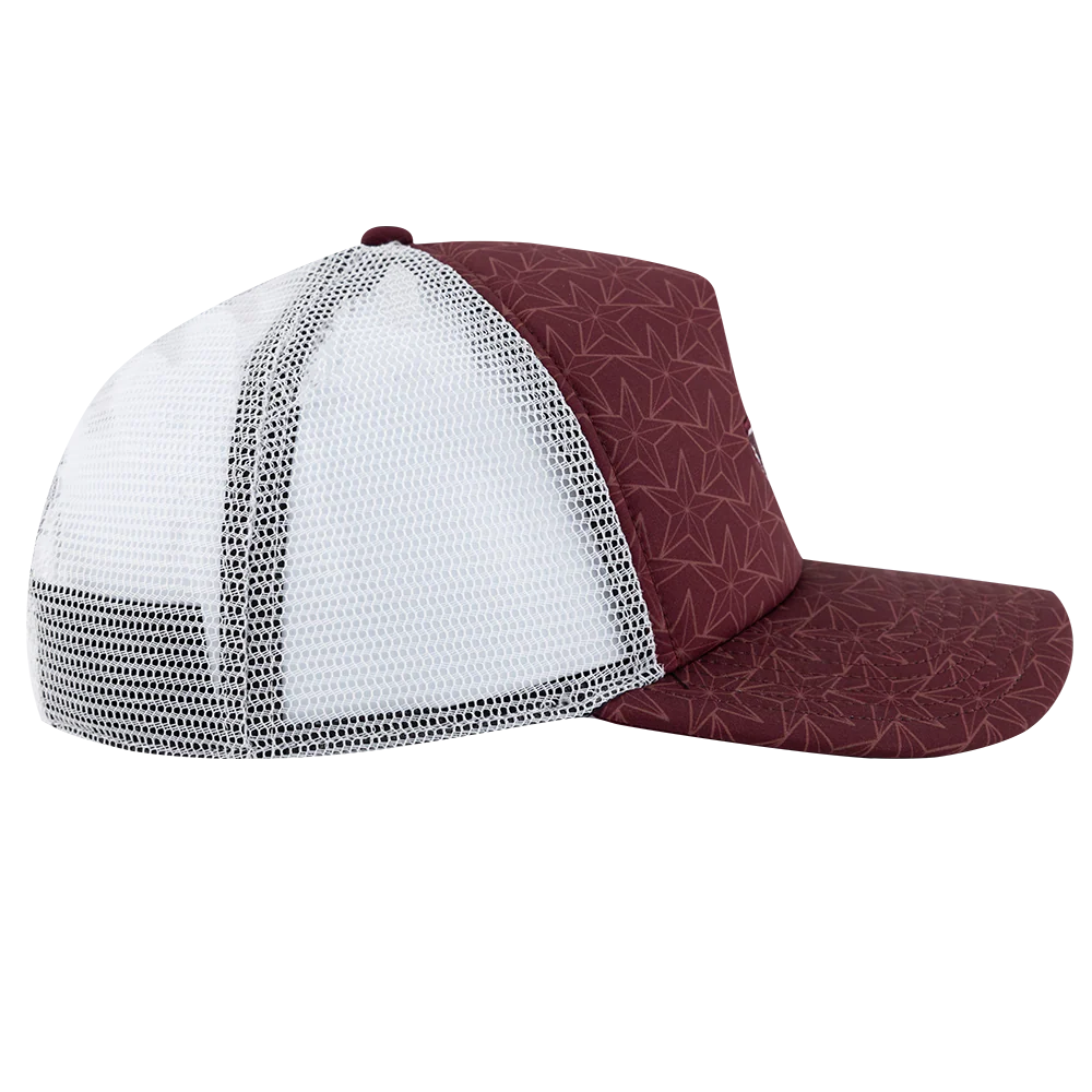 Texas A&M Adidas 5 Panel Foam Trucker Lonestar Mesh Cap - Maroon - Image 4