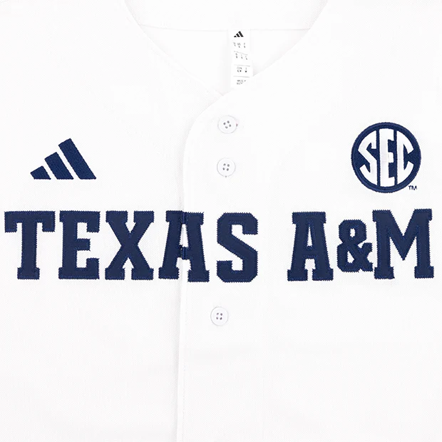 Texas A&M Adidas American Baseball Jersey - Image 4