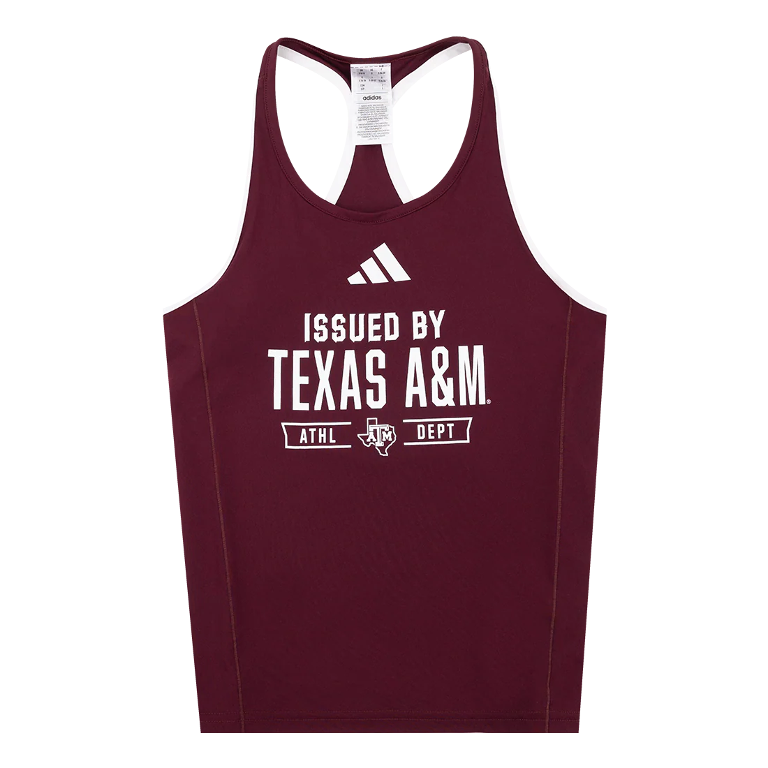 Texas A&M Adidas Athletic Women's Tank Top