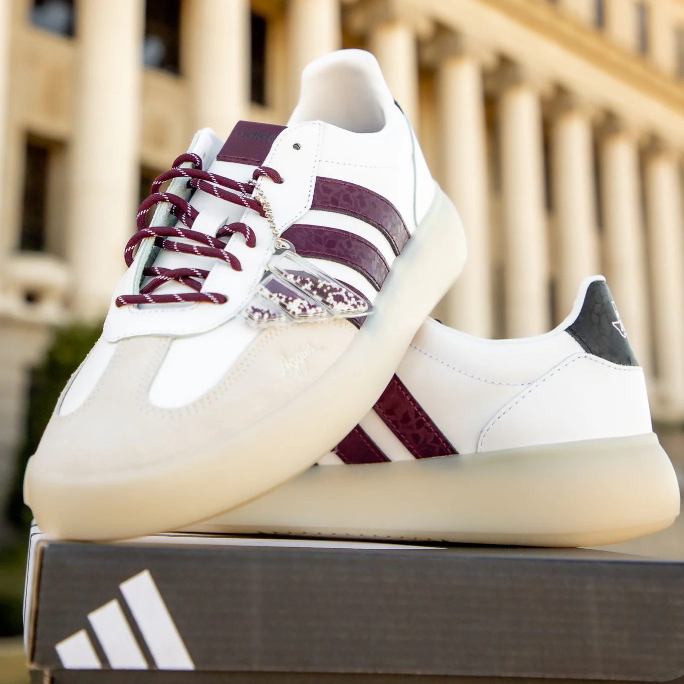 Texas A&M Adidas Barreda Decode Shoes - Image 2