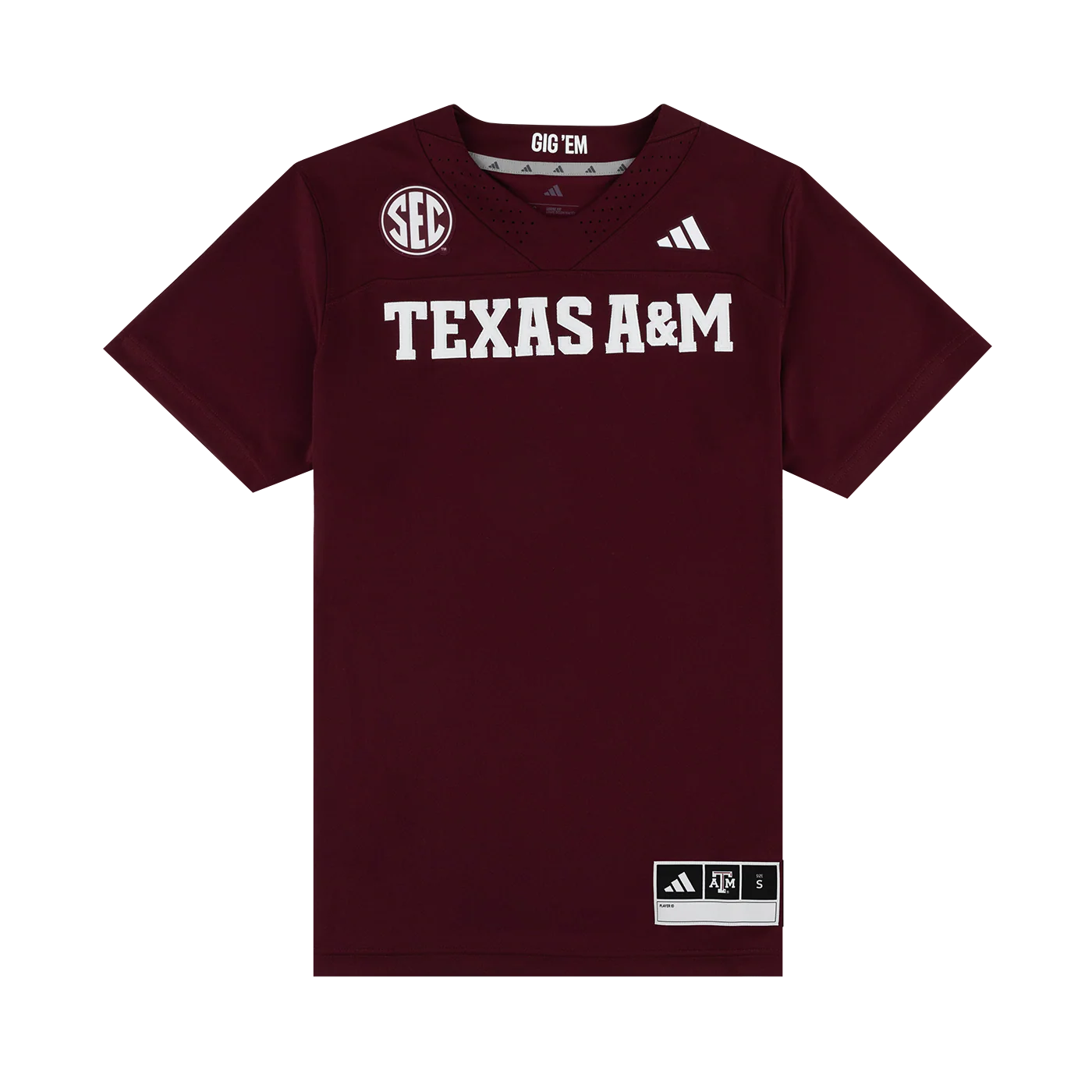 Texas A&M Adidas CUSTOM Premier Football Jersey