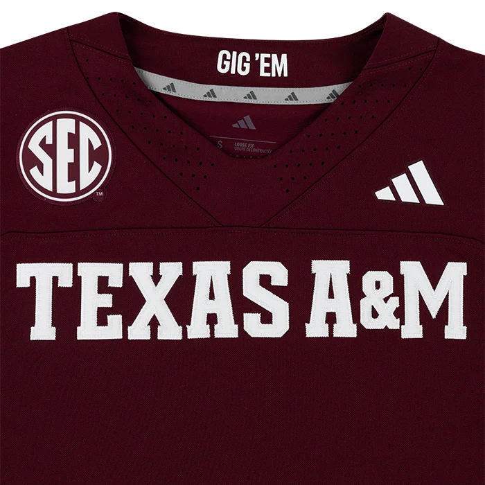 Texas A&M Adidas CUSTOM Premier Football Jersey - Image 3