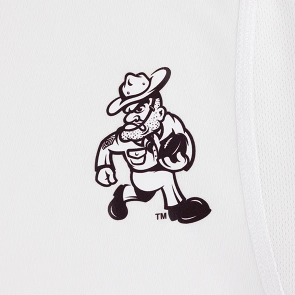 Texas A&M Adidas Ol' Sarge Football White Classic Polo - Image 3