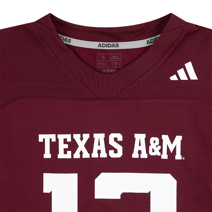 Texas A&M Adidas Maroon Home Jersey - Image 2