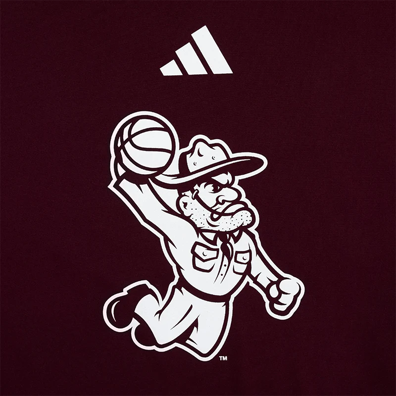 Texas A&M Adidas Ol' Sarge Basketball Creator T-Shirt - Image 2