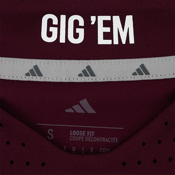 Texas A&M Adidas Premier Football Jersey - Maroon - Image 4