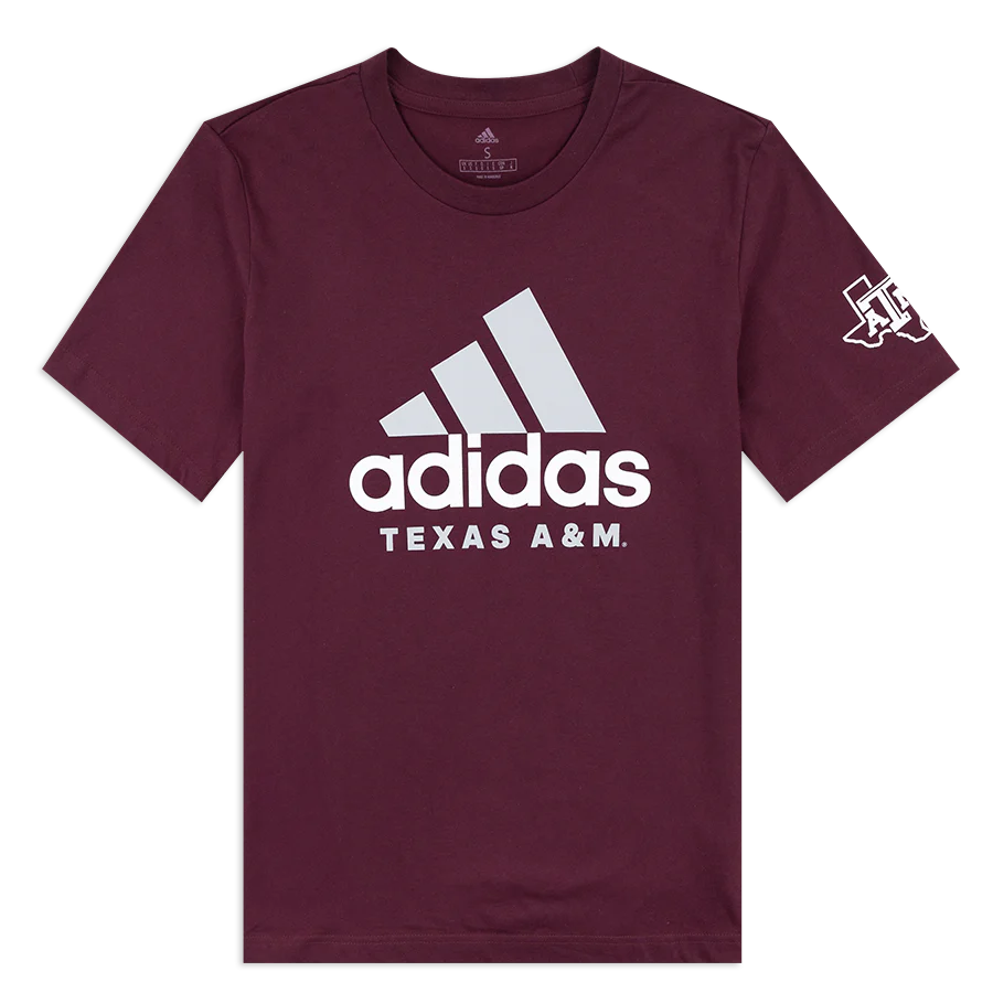 Texas A&M Adidas School DNA Tee