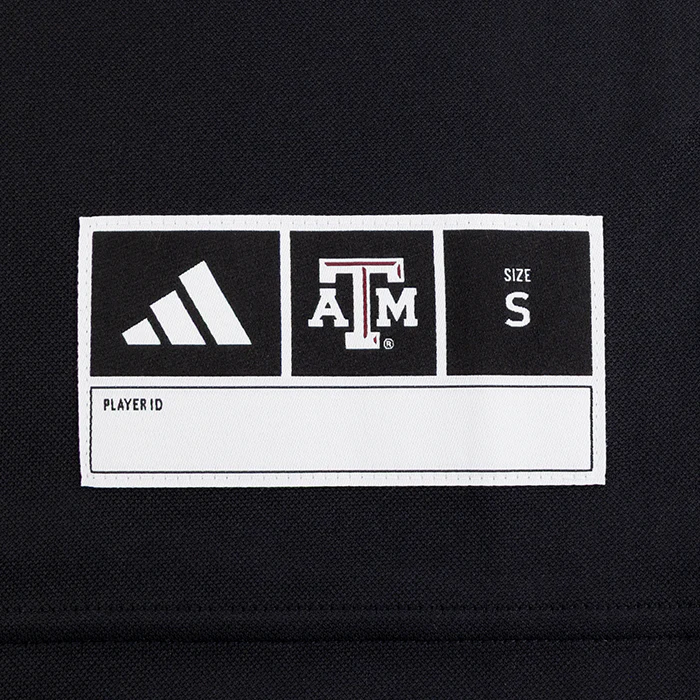 Texas A&M Adidas Strategy Black Jersey - Image 8