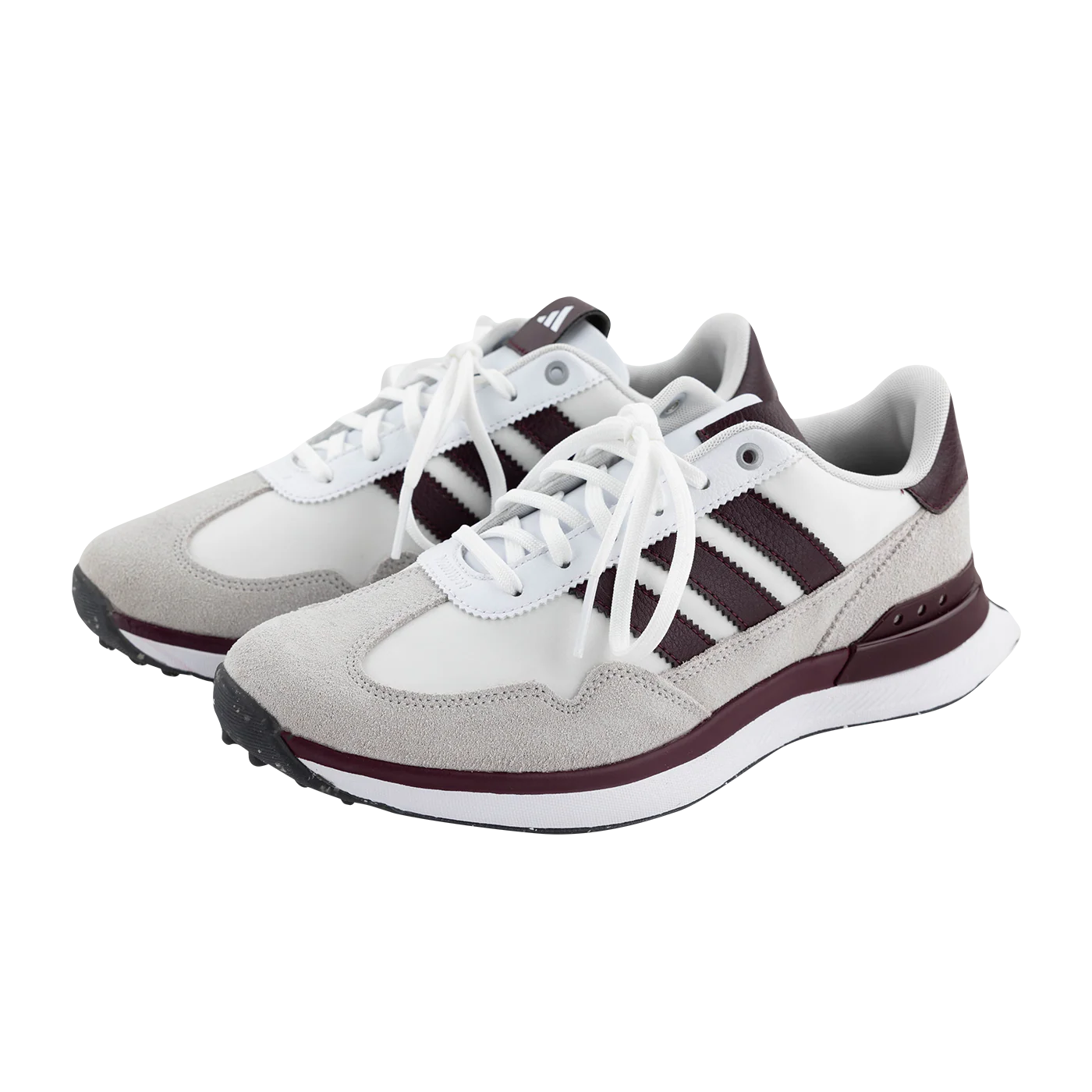 Texas A&M Adidas White and Maroon Golf Shoes