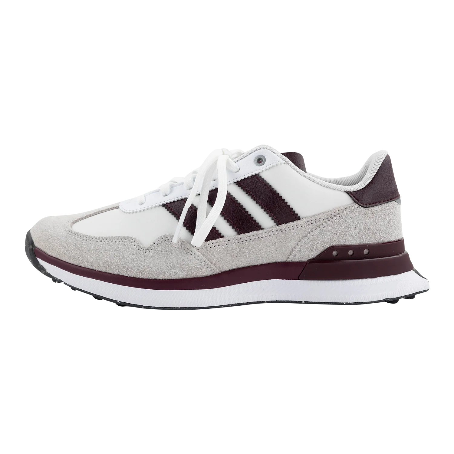 Texas A&M Adidas White and Maroon Golf Shoes - Image 3