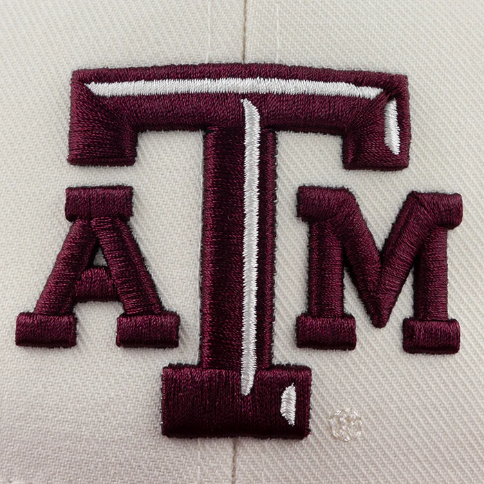 Texas A&M Adidas White Fitted On-Field Baseball Cap - Image 3