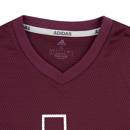 Texas A&M Adidas Women's Maroon Lonestar Crop Jersey - Image 3