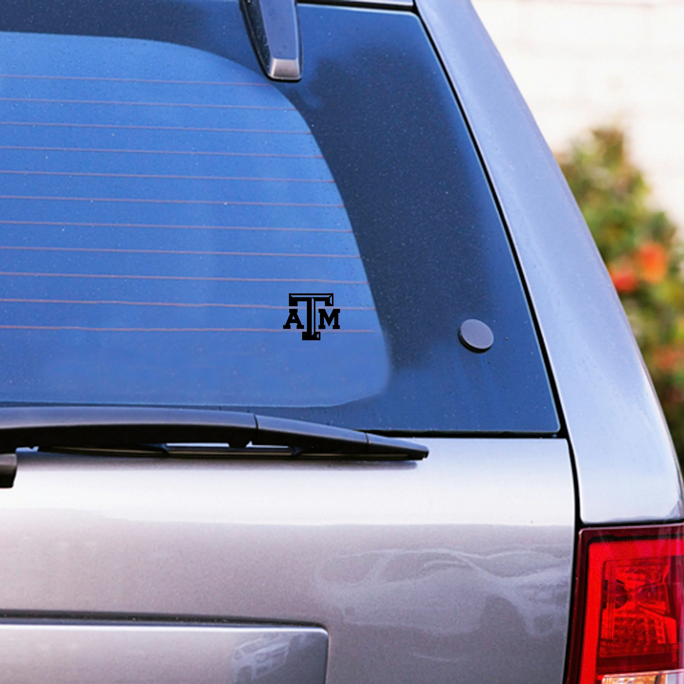 Texas A&M Aggie Small Beveled Black Decal - Image 2