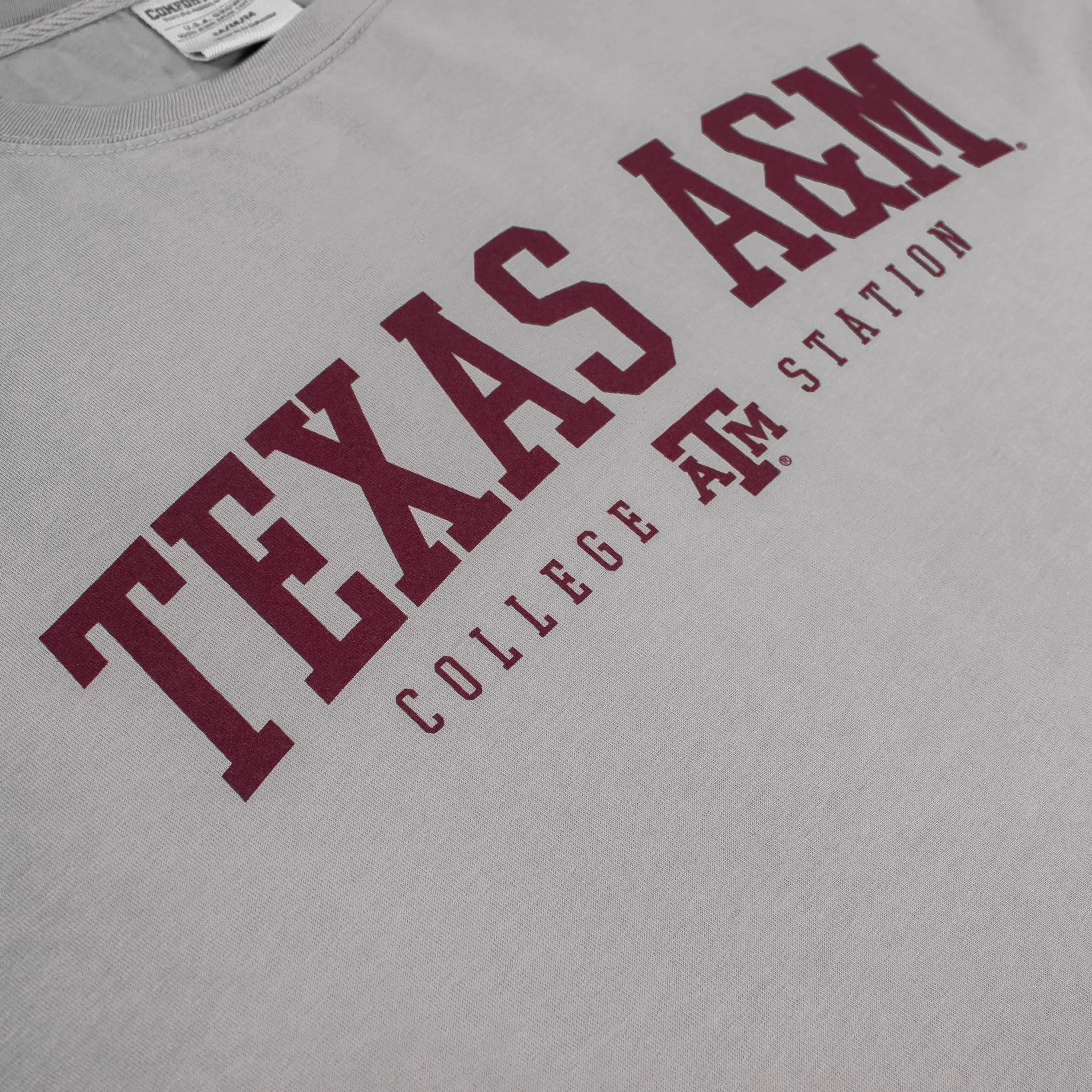 Texas A&M Aggie Basic Block Comfort Wash T-Shirt - Image 4