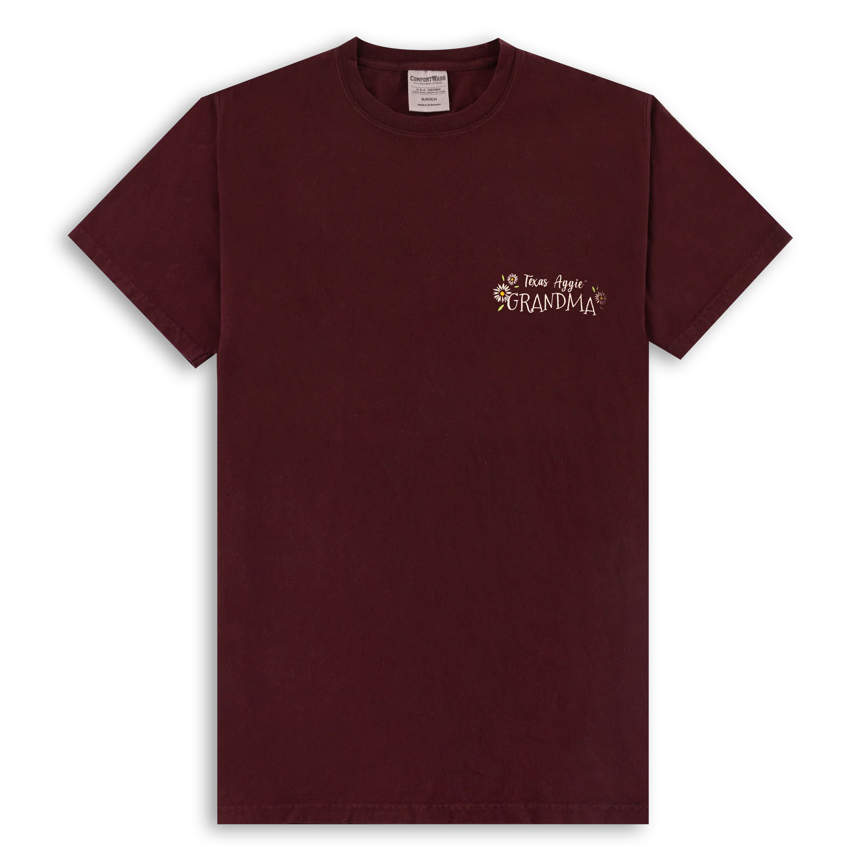 Texas A&M Aggie Daisies Grandma T-Shirt - Image 4