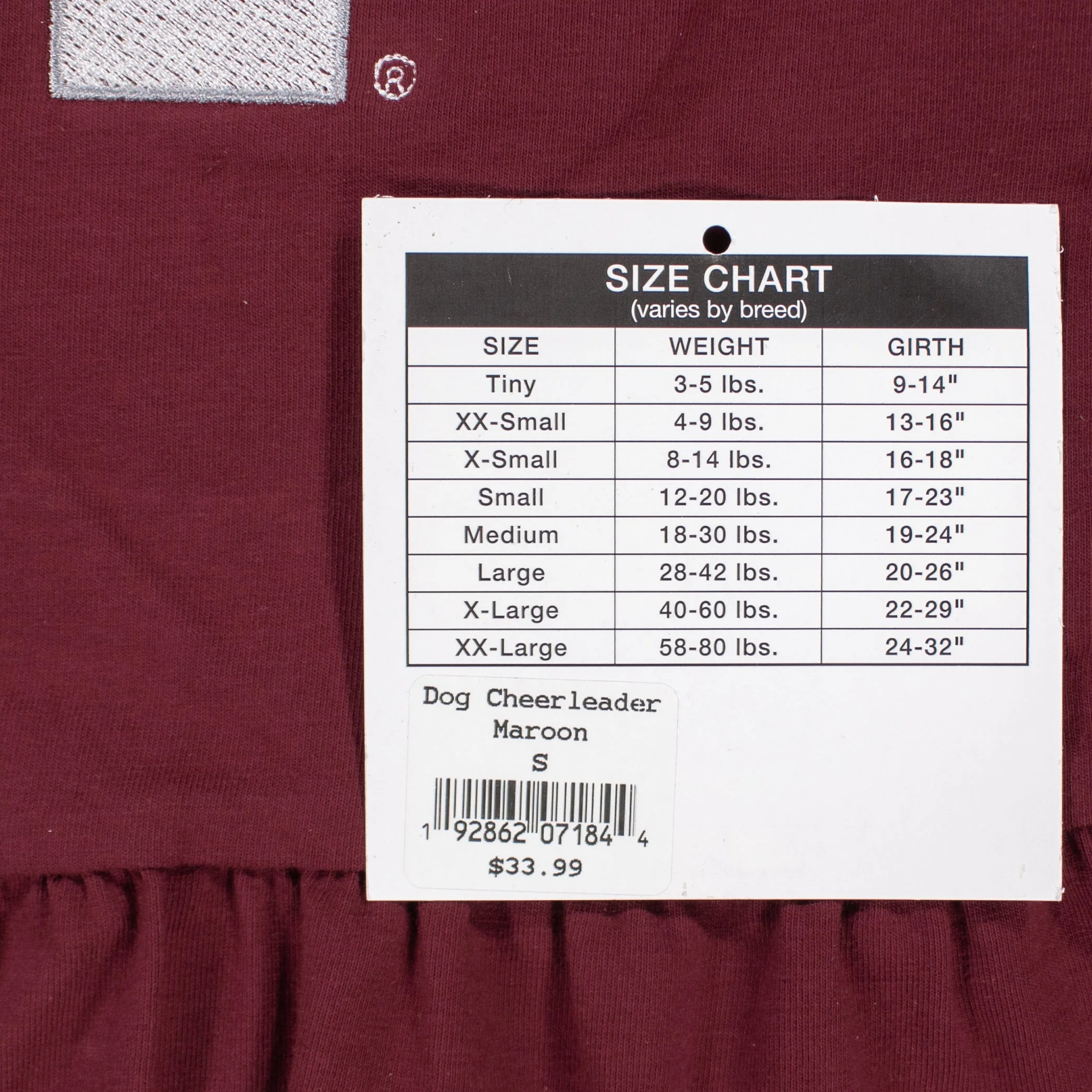 Texas A&M Aggie Dog Cheerleader Dress - Image 3