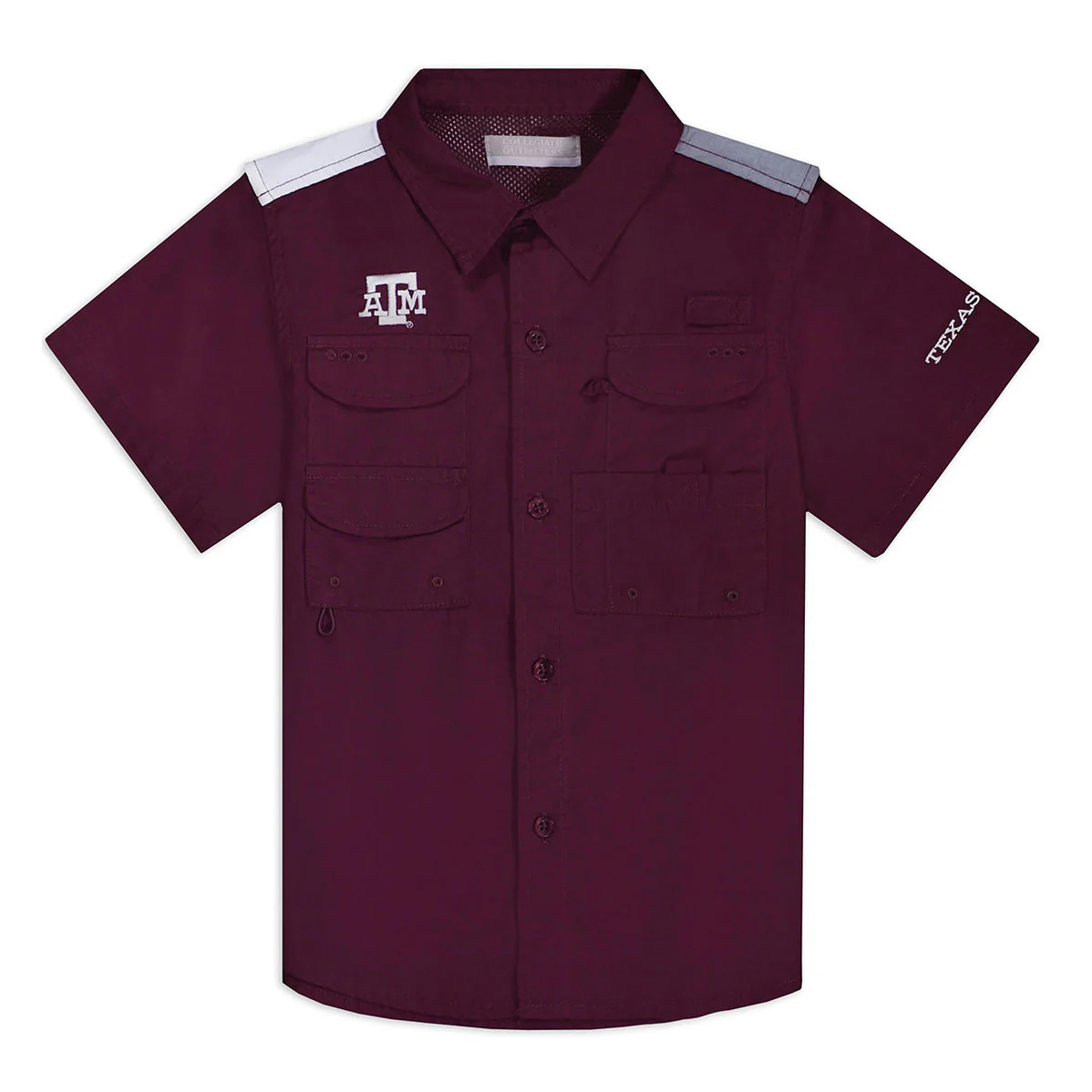 Texas A&M Infant Flag Fishing Shirt - Image 2