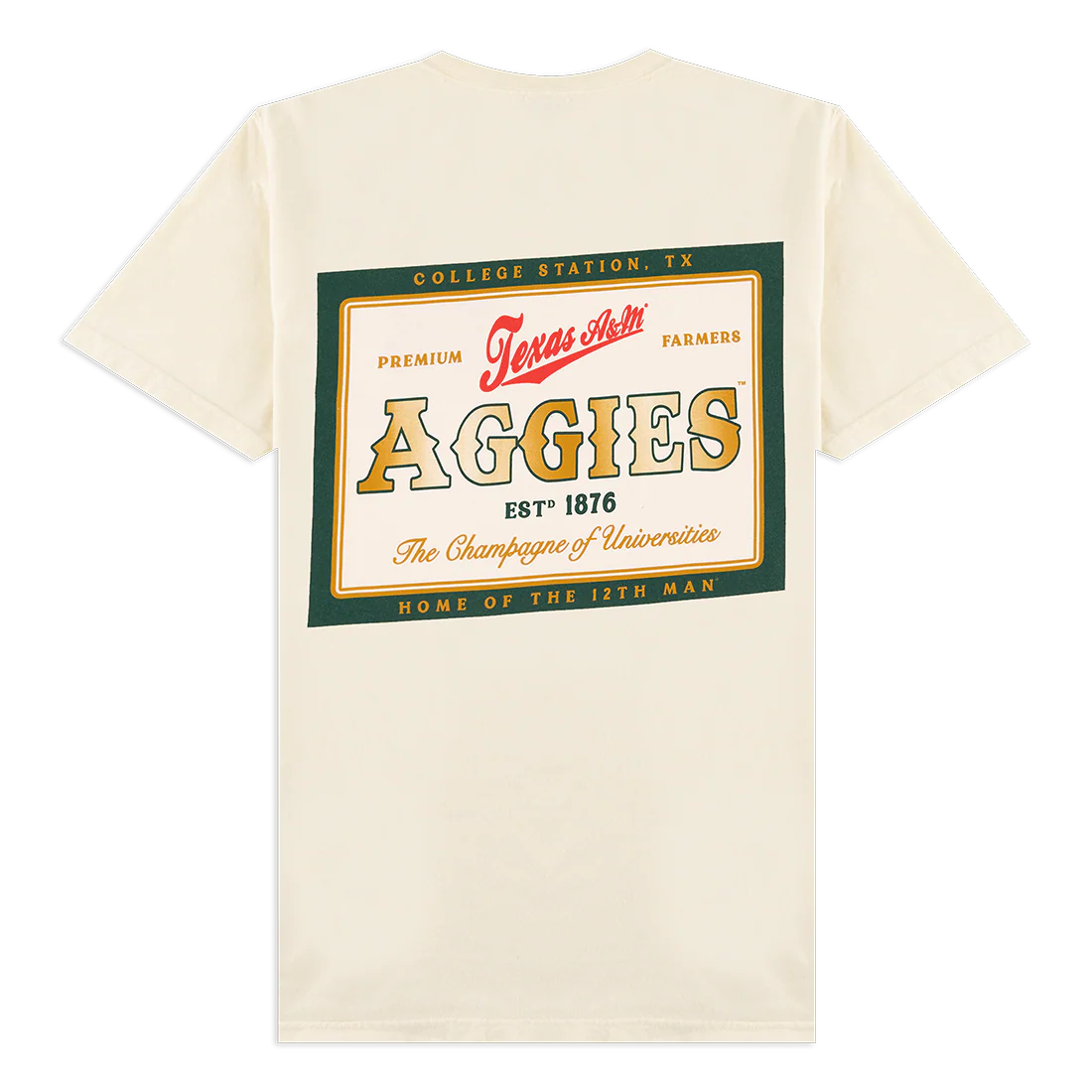 Texas A&M Aggie Life T-Shirt - Beige