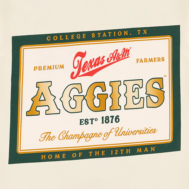 Texas A&M Aggie Life T-Shirt - Beige - Image 3