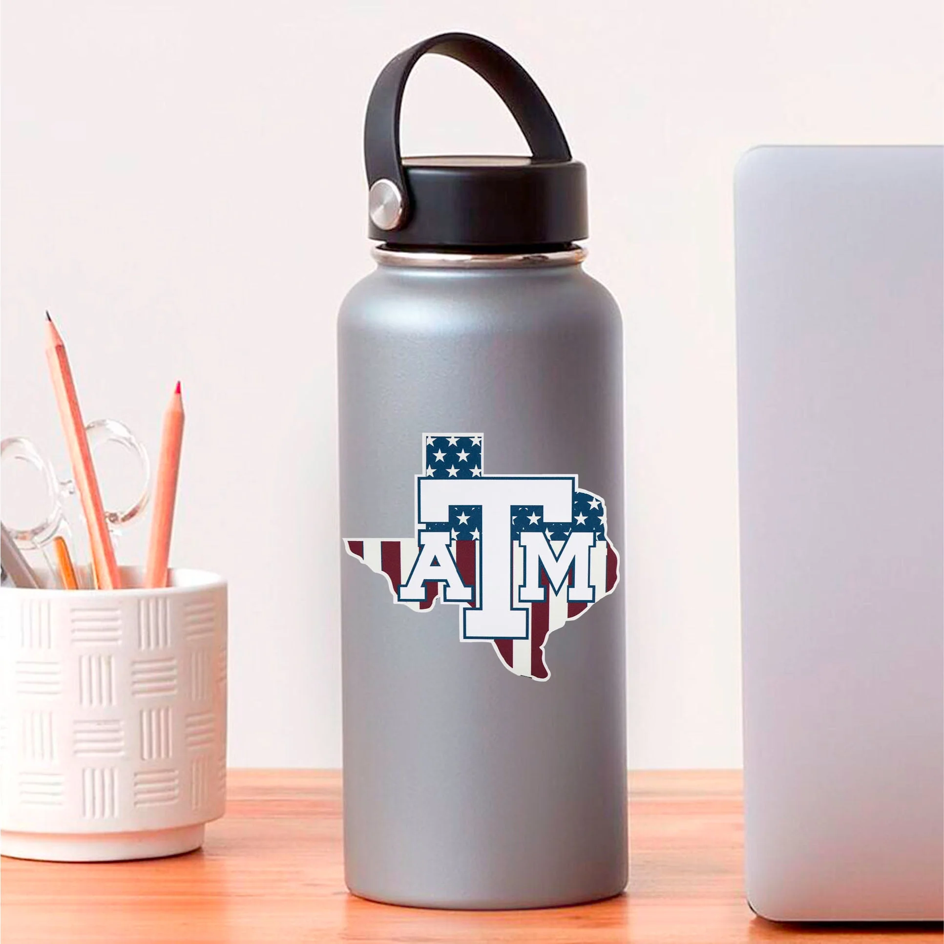 Texas A&M Patriotic Lone Star Decal - Image 3