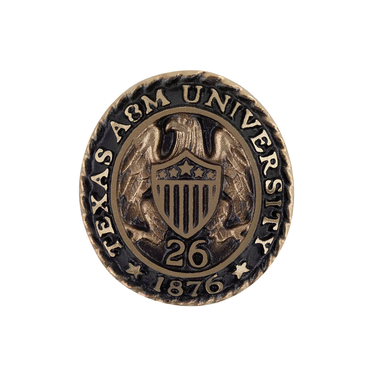 Texas A&M Aggie Ring Crest Paperweight