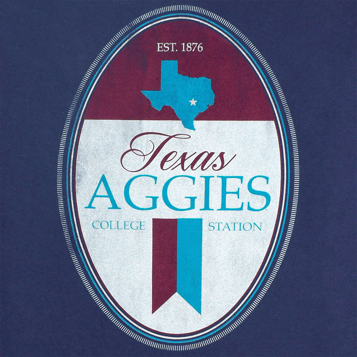 Texas A&M Aggie Superior Ultra Comfort Colors T-Shirt - Image 2