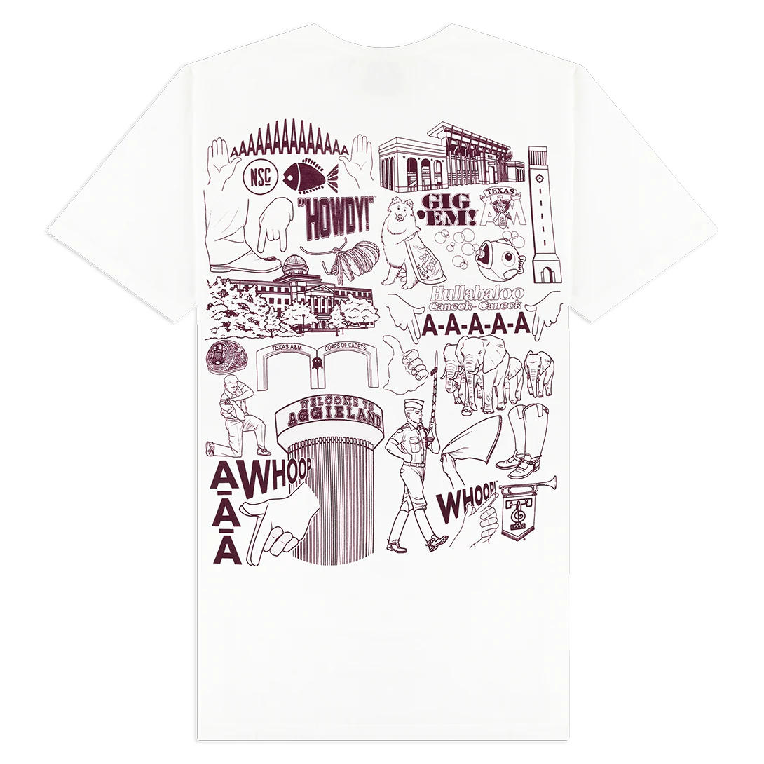 Texas A&M Aggie Traditions Through the Years T-Shirt